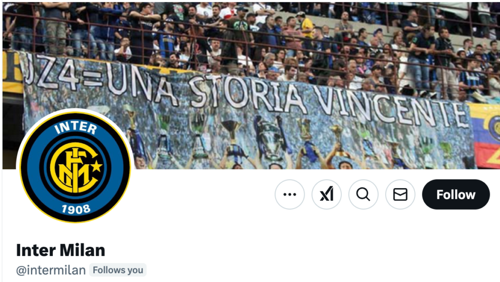 Inter Milan Twitter Case Study