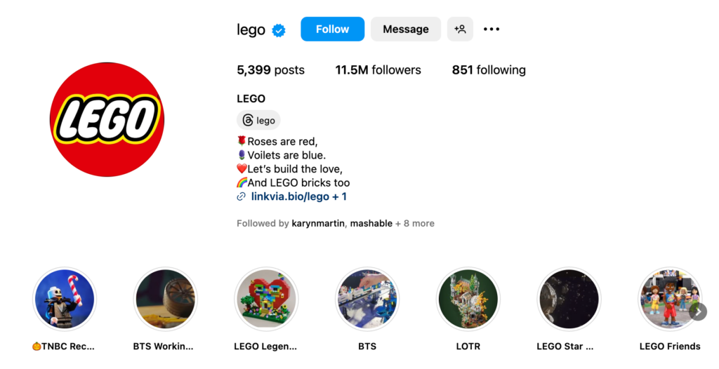 Instagram Guide - lego